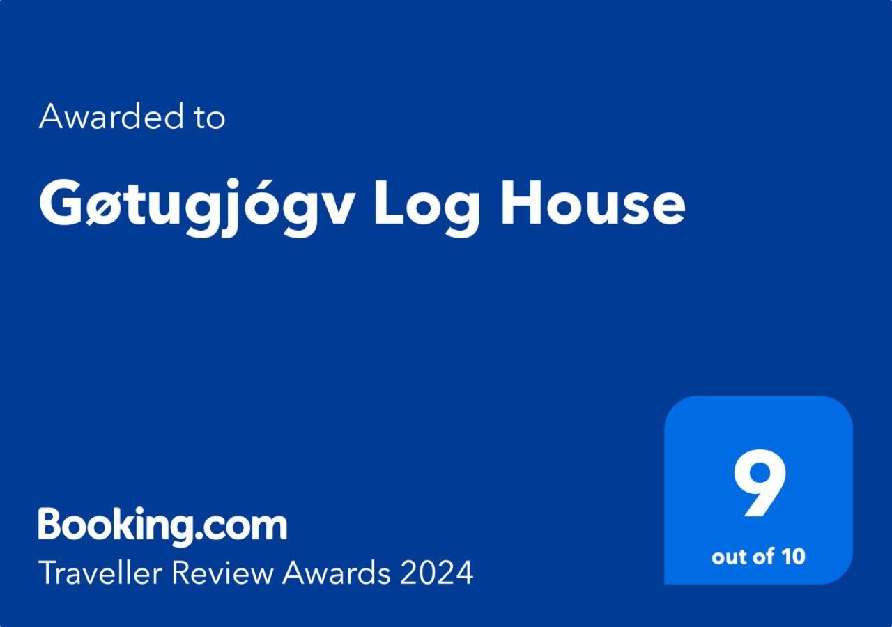 Gotugjogv Log House Daire Dış mekan fotoğraf